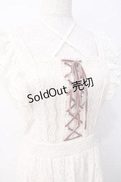 画像4: axes femme / レースデザインワンピース  生成り Y-25-07-16-068-AX-OP-SZ-ZY