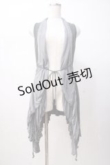 Rozen Kavalier / ジレ着風カーディガン  グレー Y-25-07-16-072-OO-TO-SZ-ZS