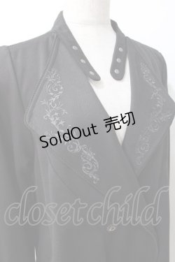 画像5: Rozen Kavalier / 刺繍衿ロングジャケット  黒 Y-25-07-16-073-OO-JA-SZ-ZY