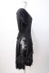 画像2: Ozz Croce / 龍刺繍入りアシメワンピース  黒 Y-25-07-16-078-OO-OP-SZ-ZY (2)