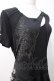 画像4: Ozz Croce / 龍刺繍入りアシメワンピース  黒 Y-25-07-16-078-OO-OP-SZ-ZY (4)