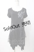 GHOST of HARLEM / 蜘蛛の巣レース使いワンピ F 黒 Y-25-07-16-081-GL-OP-SZ-ZY