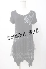 GHOST of HARLEM / 蜘蛛の巣レース使いワンピ F 黒 Y-25-07-16-081-GL-OP-SZ-ZY