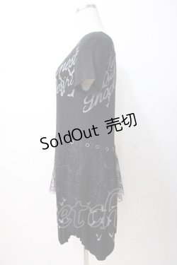 画像2: GHOST of HARLEM / 蜘蛛の巣レース使いワンピ F 黒 Y-25-07-16-081-GL-OP-SZ-ZY