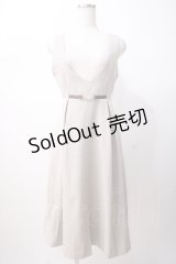 F i.n.t / チェーンビット使いディープVネックジャンパースカート  グレー Y-25-07-16-086-CA-OP-SZ-ZY