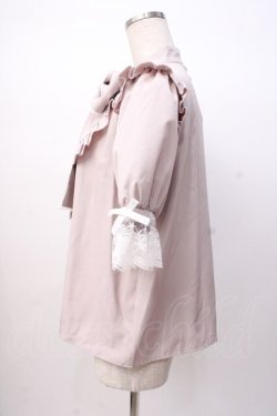 画像2: NOEMIE / ロゴ刺繍ボウタイブラウス M ピンク Y-25-07-16-008-LO-BL-SZ-ZY