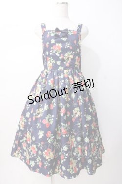 画像1: axes femme Kawaii / クラシックベリージャンスカ  紺 Y-25-07-16-092-AX-OP-AS-ZT475