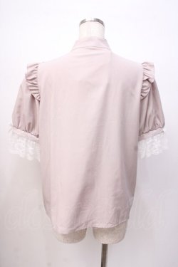 画像3: NOEMIE / ロゴ刺繍ボウタイブラウス M ピンク Y-25-07-16-008-LO-BL-SZ-ZY