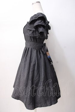 画像2: axes femme kawaii / ベアズベーカリー刺繍ワンピース  黒 Y-25-07-16-096-AX-OP-SZ-ZY