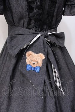 画像4: axes femme kawaii / ベアズベーカリー刺繍ワンピース  黒 Y-25-07-16-096-AX-OP-SZ-ZY