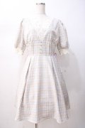 axes femme POETIQUE / サイドレースアップワンピース  ベージュ Y-25-07-16-098-AX-OP-SZ-ZY