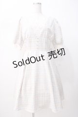 axes femme POETIQUE / サイドレースアップワンピース  ベージュ Y-25-07-16-098-AX-OP-SZ-ZY