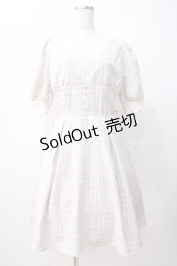画像1: axes femme POETIQUE / サイドレースアップワンピース  ベージュ Y-25-07-16-098-AX-OP-SZ-ZY