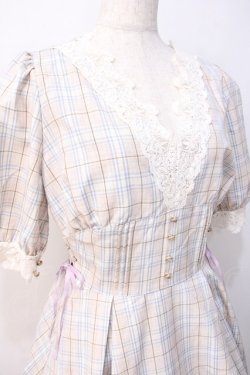 画像4: axes femme POETIQUE / サイドレースアップワンピース  ベージュ Y-25-07-16-098-AX-OP-SZ-ZY