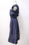 画像2: axes femme / ベルト付きギャザーワンピース M 紺 Y-25-07-16-100-AX-OP-SZ-ZT476 (2)