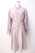 axes femme POETIQUE / ヴィンテージベリーシャツワンピース  ピンク Y-25-07-16-102-AX-OP-SZ-ZY