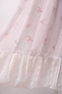 画像4: axes femme / ストライプフラワーシフォンワンピース  ピンク Y-25-07-16-103-AX-OP-SZ-ZY