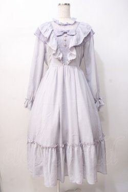 画像1: axes femme kawaii / ヴィンテージシフォンワンピース  ラベンダー Y-25-07-16-104-AX-OP-SZ-ZY