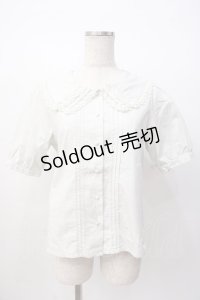 Fi.n.t / ダブルカラーコットンブラウス  薄ミント Y-25-07-16-011-CA-BL-SZ-ZY