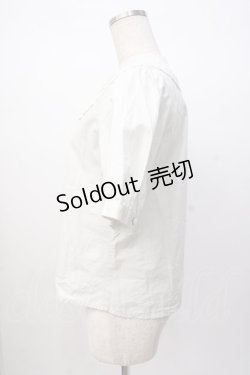画像2: Fi.n.t / ダブルカラーコットンブラウス  薄ミント Y-25-07-16-011-CA-BL-SZ-ZY