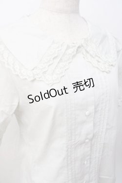 画像4: Fi.n.t / ダブルカラーコットンブラウス  薄ミント Y-25-07-16-011-CA-BL-SZ-ZY