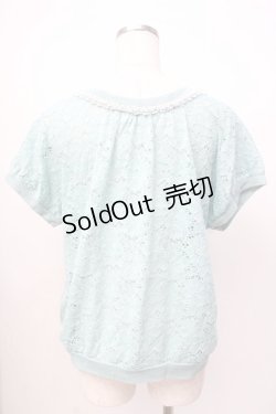 画像3: axes femme / 後ろボタンレーストップス M ミント Y-25-07-16-019-AX-TO-SZ-ZY