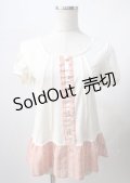 axes femme / チェック切替トップス  生成り Y-25-07-18-045-AX-TO-SZ-ZY