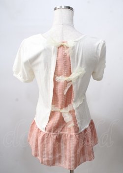 画像2: axes femme / チェック切替トップス  生成り Y-25-07-18-045-AX-TO-SZ-ZY