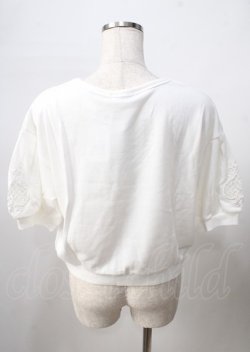 画像2: axes femme POETIQUE / カットワーク刺繍プルオーバー  白 Y-25-07-18-047-AX-TO-SZ-ZY