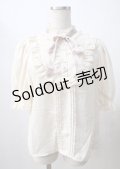 axes femme / ヨークレースドットドビーブラウス  生成り Y-25-07-18-062-AX-BL-SZ-ZY