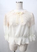 Angelic Pretty / Noble Laceブラウス  アイボリー Y-25-07-18-063-AP-BL-SZ-ZY
