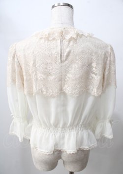 画像2: Angelic Pretty / Noble Laceブラウス  アイボリー Y-25-07-18-063-AP-BL-SZ-ZY