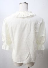 画像2: Melody BasKet /スタンドカラートーションレースブラウス - 生成り Y-25-07-18-064-LO-OP-AS-ZT194 (2)