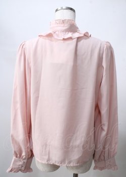 画像2: axes femme kawaii / スタンドフリルブラウス M ピンク Y-25-07-18-076-AX-BL-SZ-ZY