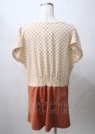 画像2: axes femme / ドット切替ワンピース  オレンジ Y-25-07-18-086-AX-OP-SZ-ZI (2)