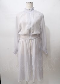 axes femme / シアーワンピース  グレー Y-25-07-18-088-AX-OP-SZ-ZT476