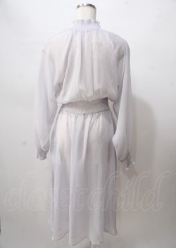 画像2: axes femme / シアーワンピース  グレー Y-25-07-18-088-AX-OP-SZ-ZY