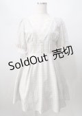 axes femme POETIQUE / サイドレースアップワンピース  ベージュ Y-25-07-18-089-AX-OP-SZ-ZI
