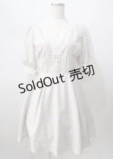 axes femme POETIQUE / サイドレースアップワンピース  ベージュ Y-25-07-18-089-AX-OP-SZ-ZI