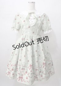 axes femme kawaii / ベリーフィールズワンピース  グリーン Y-25-07-18-100-AX-BL-SZ-ZY