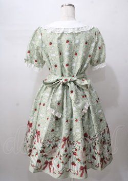 画像2: axes femme kawaii / ベリーフィールズワンピース  グリーン Y-25-07-18-100-AX-BL-SZ-ZY