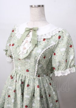 画像3: axes femme kawaii / ベリーフィールズワンピース  グリーン Y-25-07-18-100-AX-BL-SZ-ZY