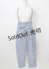Franche Lippee / ドットデニムサロペット  青デニムＸ黒 Y-25-07-18-104-LO-PA-SA-ZY