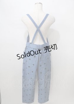 画像2: Franche Lippee / ドットデニムサロペット  青デニムＸ黒 Y-25-07-18-104-LO-PA-SA-ZY