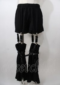 Qutie Frash / 2025プレミアム黒豹レッグパンツ  黒 Y-25-07-18-107-QU-PA-AS-ZY