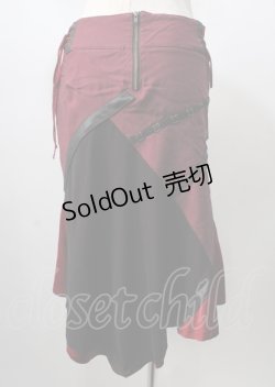 画像4: Ozz Croce / 編み上げ刺繍スカート  ワイン Y-25-07-18-109-OO-SK-AS-ZS