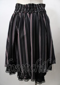 画像2: axes femme POETIQUE / リボンビットイレヘムスカート  黒 Y-25-07-18-120-AX-SK-SZ-ZY