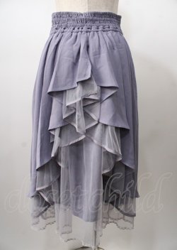 画像2: axes femme POETIQUE / バックフリルレースアップスカート  ラベンダー Y-25-07-18-126-AX-SK-SZ-ZY