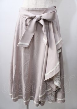 画像1: axes femme / ラッフルフリルスカート  ピンク Y-25-07-18-131-AX-SK-SZ-ZY