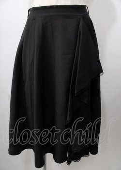 画像1: axes femme / ラッフルレーススカート  黒 Y-25-07-18-134-AX-TO-SZ-ZY